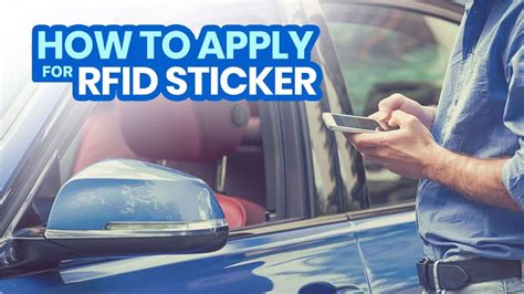 rfid card slex|where to install rfid sticker.